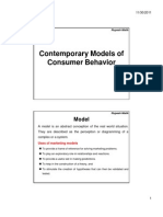 Models of Consumer Behavior