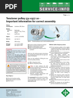 kv6 Tensioner Pulley