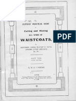 The Cutters Practical Guide To Cutting & Making All Kinds of Waistcoats For Gentlemen Ladies Military & Naval Officers Livery Servants