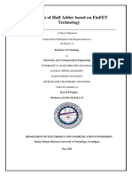 Analysis of Half Adder Based On FinFET Technology