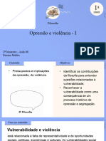 Opressão e Violência