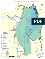 Mapa 3. Evaluación de Amenaza Por Inundación Pluvial (2013)