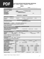 Protocolo de Evaluacion en Motricidad Orofacial Marzo 2011