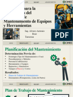 Elementos para La Elaboración Del Programa de Mantenimiento