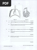 Respiration Csec Questions