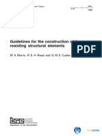 BRE128 - Guidelines For The Construction of Fire Resisting Structural Elements