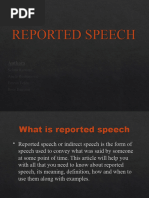 Reported Speech