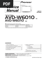 Service Manual: AVD-W6010