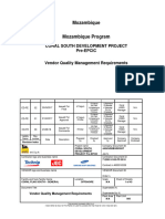 4404GGBBQS9355T Vendor Quality Management Requirements