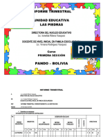 Informe Trimestral P.H. L.P