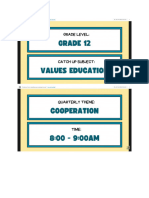 Values Education 3rd QTR