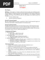 BEMEM203 Module 3 IC Engines Notes