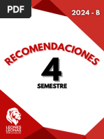 Recomendaciones 4to 2024B