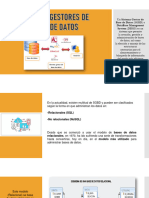 Sistemas Gestores de Bases de Datos