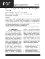 Time and Cost Optimization of Construction Project Using Mivan Technology