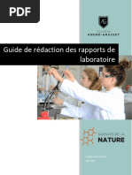 Guide de Redaction Des Rapports de Laboratoire