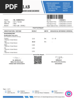 Ms. Shareefa.U: 65 Y / Female: Self: Poly Lab - Chokli: Patient Age / Sex Referrer Branch