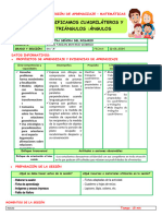 Clasificamos Cuadrilateros y Triangulos