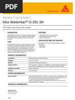 Sika Waterbar o 25lsh