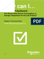 How Can I Create A KPI Dashboard That Shows Daily Electric Consumption Vs Average Temperature For TH