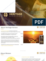 Heritage Horizon Capital Summary 2020 Digital Issuance - IMF-2