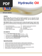 Ultra Hydraulic Oil 1