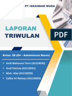 Laporan Triwulan 2022 PT Iskandar Muda