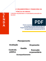 Aulas 15 e 16 de Setembro - Gestão Orçamentário - Financeira Da Saúde Pública No Brasil