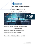 M04 - Providing Network Systems Administration