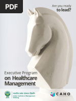 2023 12 05 Executive Program On Healthcare Management Brochure