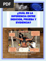 Diferencias Entre Indicios, Pruebas y Evidencias