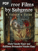 Horror Films by Subgenre - Chris Vander Kaay