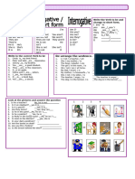 Verb To Be Grammar Drills - 803