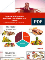 Entender El Etiquetado Nutricional y No Colapsar en El Intento