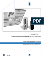 DRIVE CONTROLLER DKC1.1-030-3 INDRAMAT DATASHEET - Traduzido