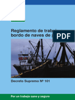 Reglamento de Trabajo A Bordo de Naves de Pesca. Decreto Supremo #101