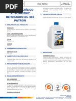 Thinner Acrílico Automotriz Reforzado Ac - 450 Patron 2.6 LT