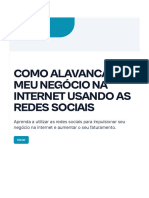 Como Alavancar Meu Negocio Na Internet Usando As Redes Sociais