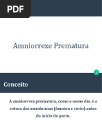 Amniorrexe Prematura