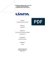 Tarea 2 y 3 Tecnica de Entrevista Psicologica