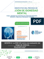 Sesión 2 La EIM-CAI Como Una Evaluación Del Riesgo de Violencia