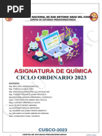 Quimica Teoria y Ejercicios 2023