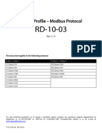 RD-10-03 - Device Profile - Modbus Protocol (Calisto 5 - Calisto 9) Rev-1-13