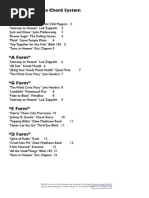 CAGED Template Chord System "C Form"
