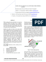 Optimization of Shape Size and Location of An Active Heat Sink Within A Laptop