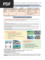 Sesión 10 DPCC 4to 2024 Contaminacion Ambiental