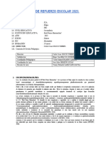 Plan de Refuerzo Escolar Matematica 2023