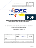 PRO-EFE1-PO-00045-R0 Procedimiento Retiro y Reinstalación de Equipos Del Sistema Señalización - Desviador AG 64