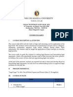 Syllabus - Legal Technique and Logic (PMDLopez)