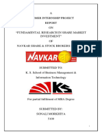 SIP Report Navkar